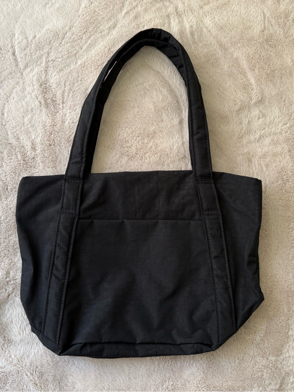 NWT BAGGU Mini Cloud Bag Tote Black